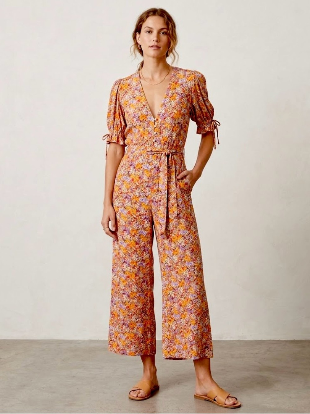 ✨ SUMMER LOVER  ✨ Faithfull the Brand Boho ANKA Jumpsuit 🌸 Floral Print 🌸